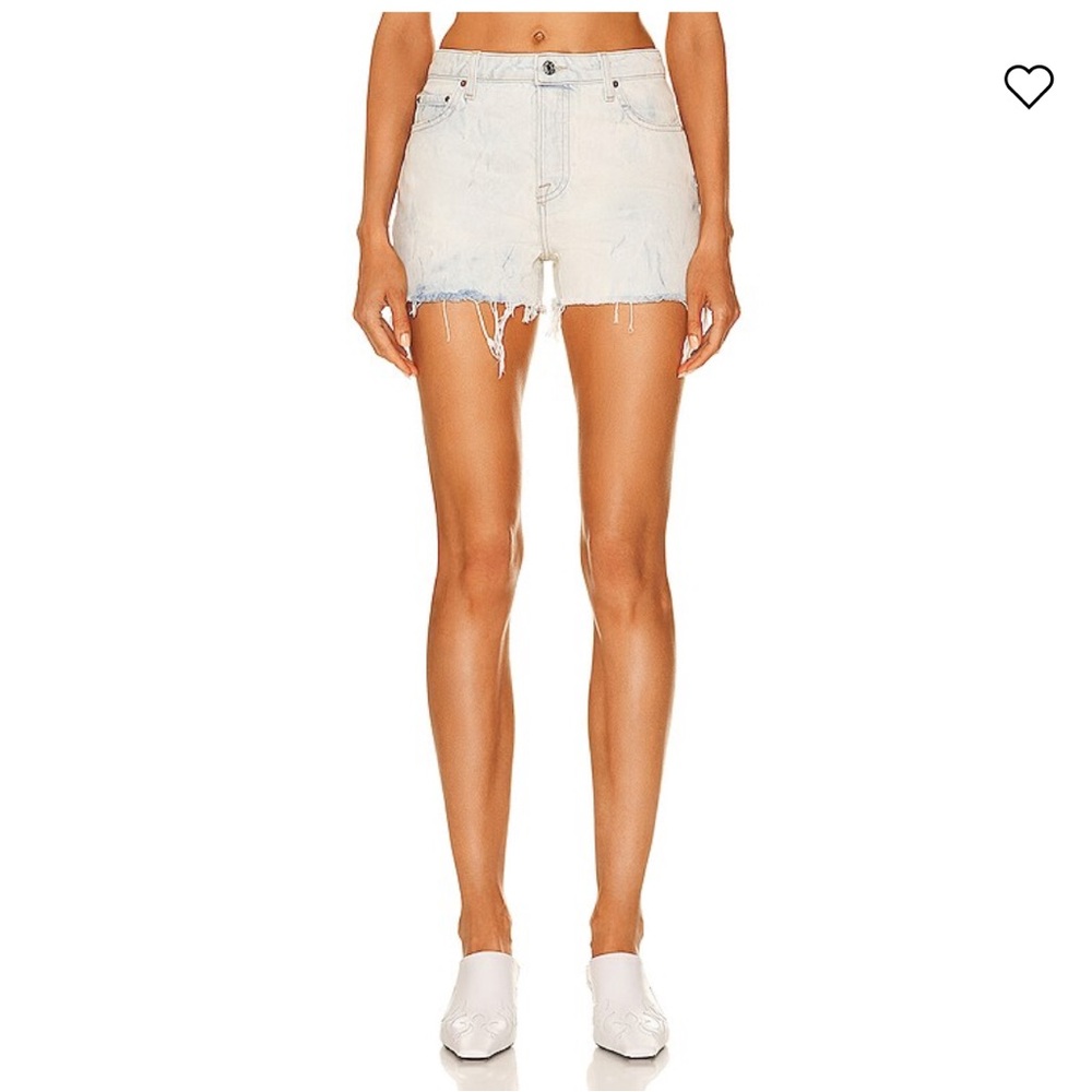 NWT GRLFRND Helena High Rise Cut Off Short size 30